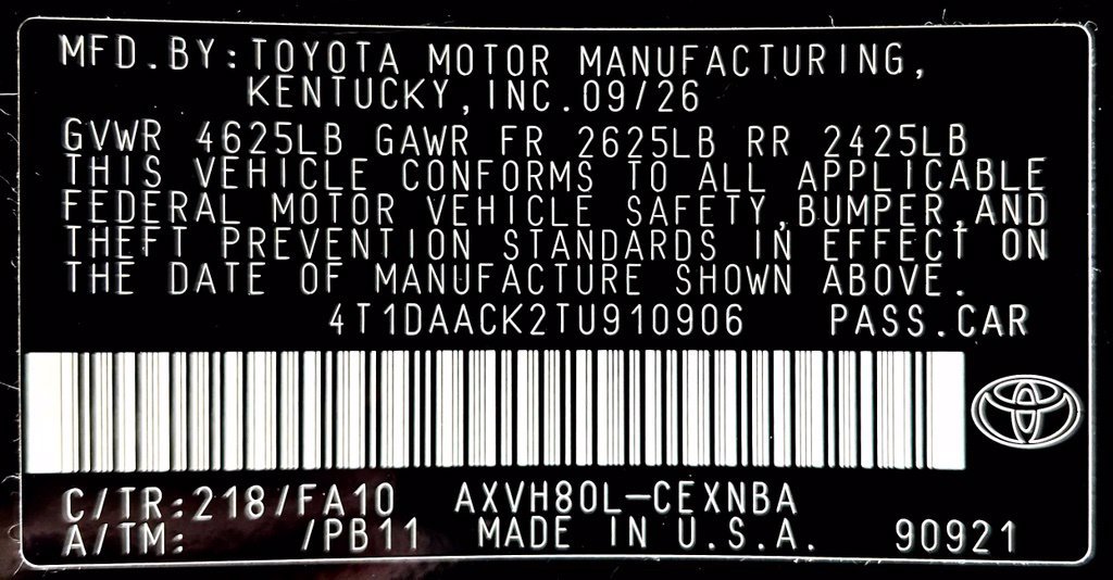 New 2026 Toyota Camry LE w/ Convenience Package FWD image 24