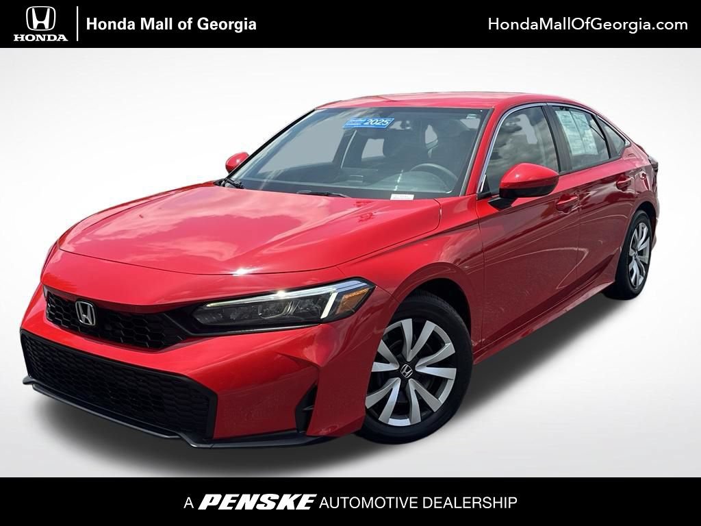 Certified 2025 Honda Civic LX image 1