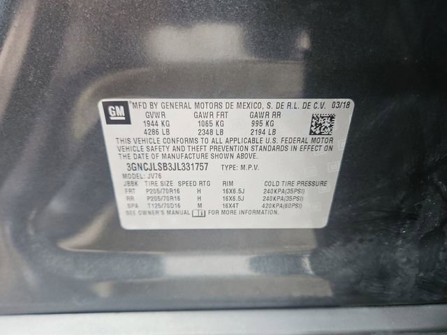 Used 2018 Chevrolet Trax LT w/ LT Convenience Package FWD image 30