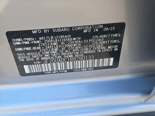 Certified 2024 Subaru Crosstrek 2.0i Premium AWD/4WD image 24