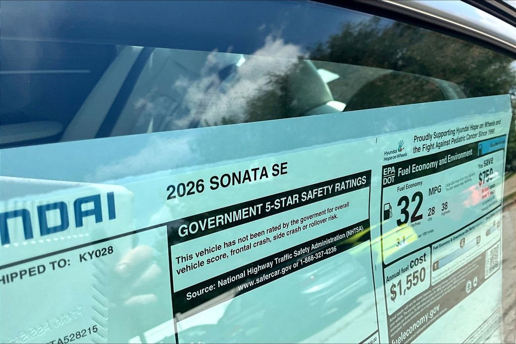 New 2026 Hyundai Sonata SE FWD image 12