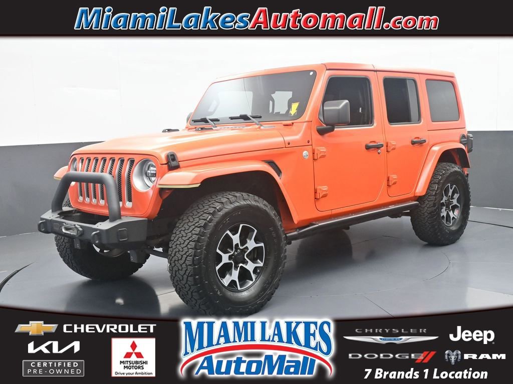 Used 2018 Jeep Wrangler Unlimited Sahara AWD/4WD image 1