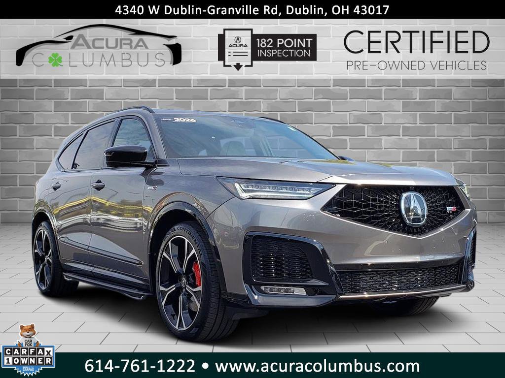 Certified 2026 Acura MDX Type S w/ Advance Package