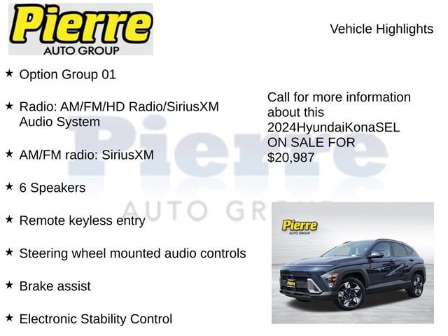 Used 2024 Hyundai Kona SEL AWD/4WD image 7