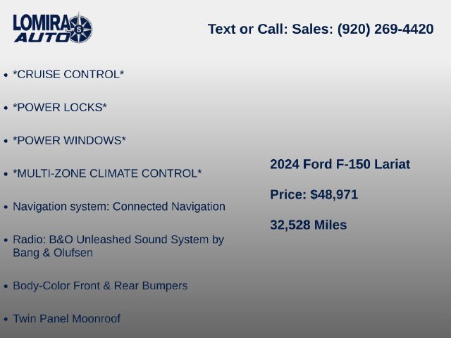 Used 2024 Ford F150 Lariat w/ Equipment Group 502A High AWD/4WD image 9