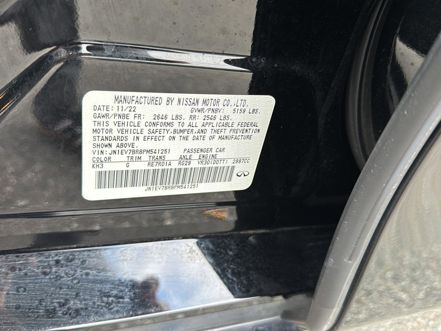 Used 2023 INFINITI Q50 Luxe w/ Cargo Package image 37