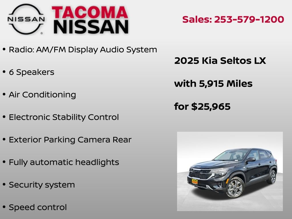 Used 2025 Kia Seltos LX AWD/4WD image 6