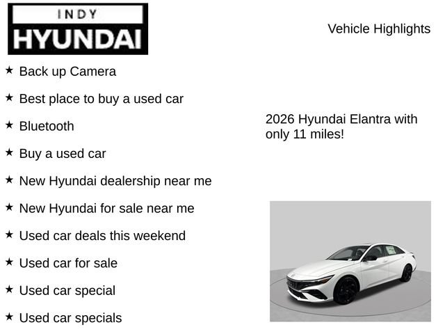 New 2026 Hyundai Elantra SEL Sport Premium FWD image 7