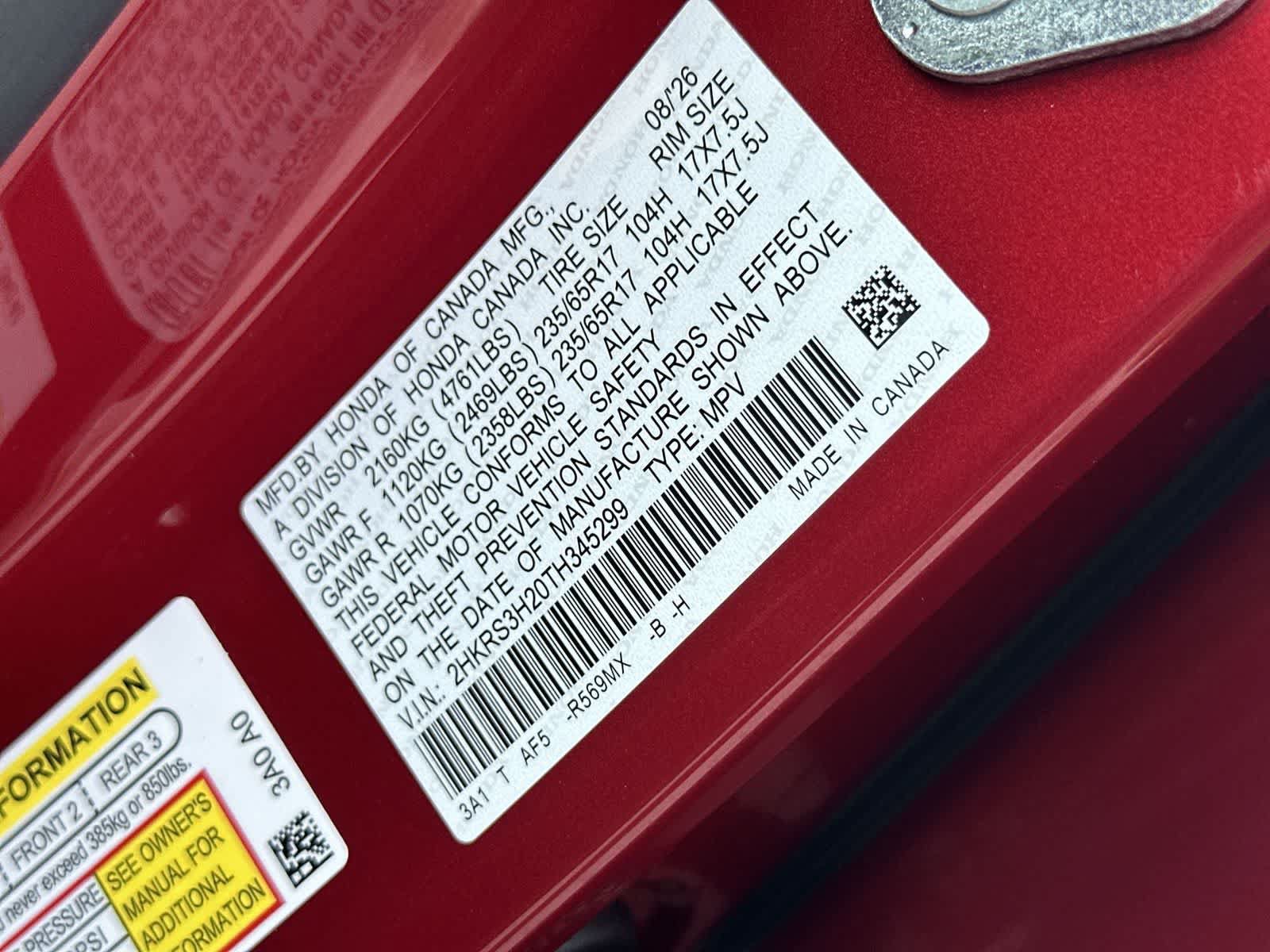New 2026 Honda CR-V LX image 23