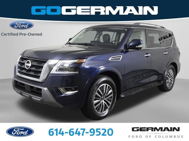 Used 2021 Nissan Armada SL w/ Captain's Chairs Package image 1