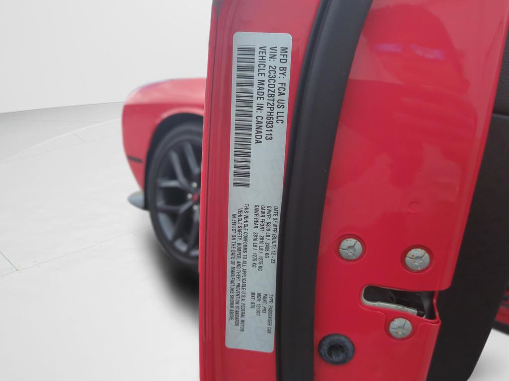 Used 2023 Dodge Challenger R/T w/ Blacktop Package RWD image 38