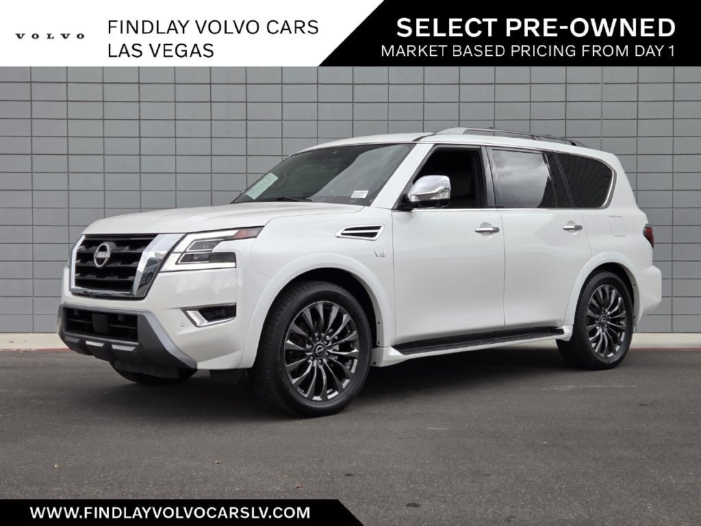 Used 2022 Nissan Armada Platinum w/ Captain's Chairs Package RWD image 1