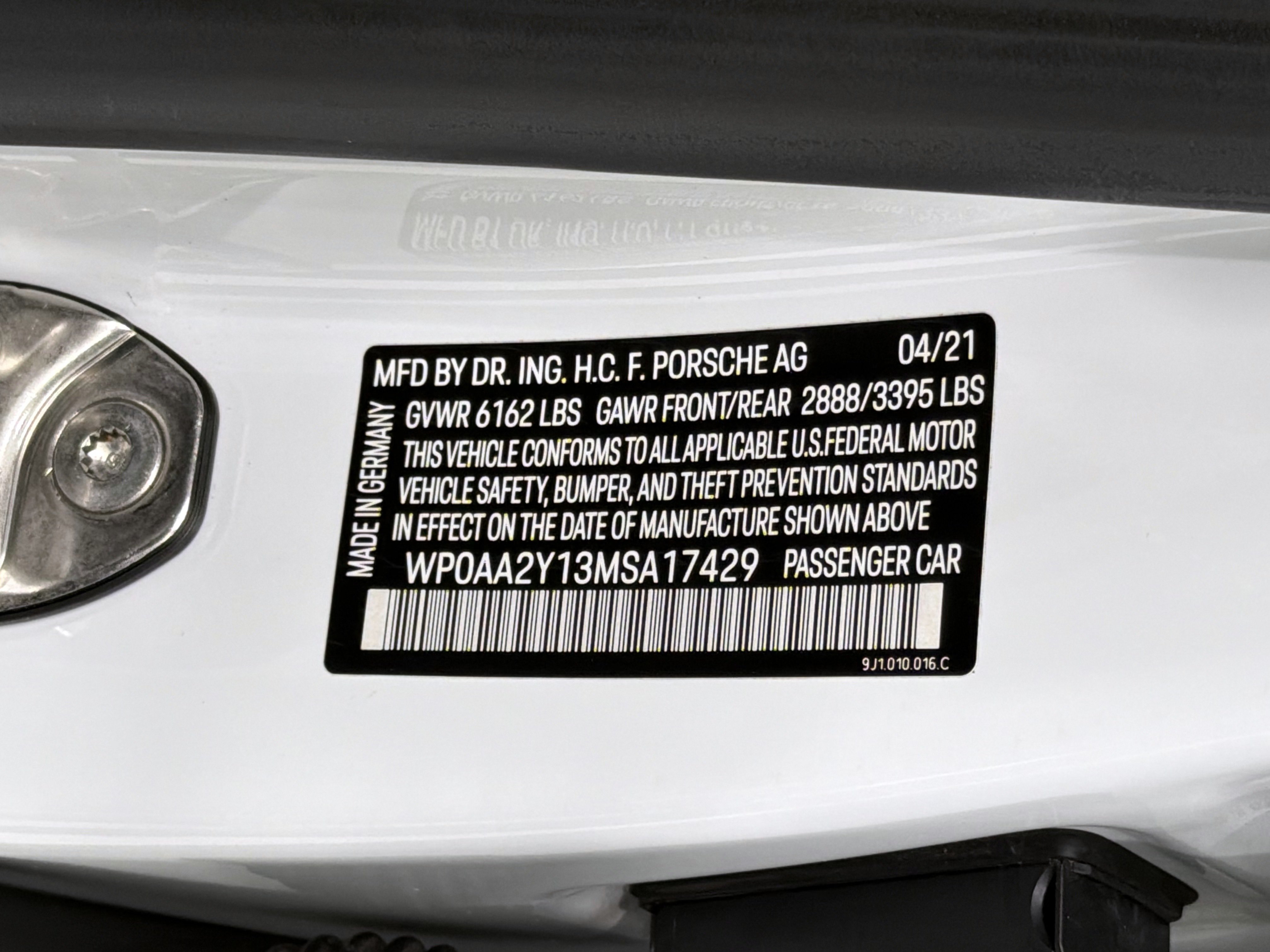 Certified 2021 Porsche Taycan RWD image 56