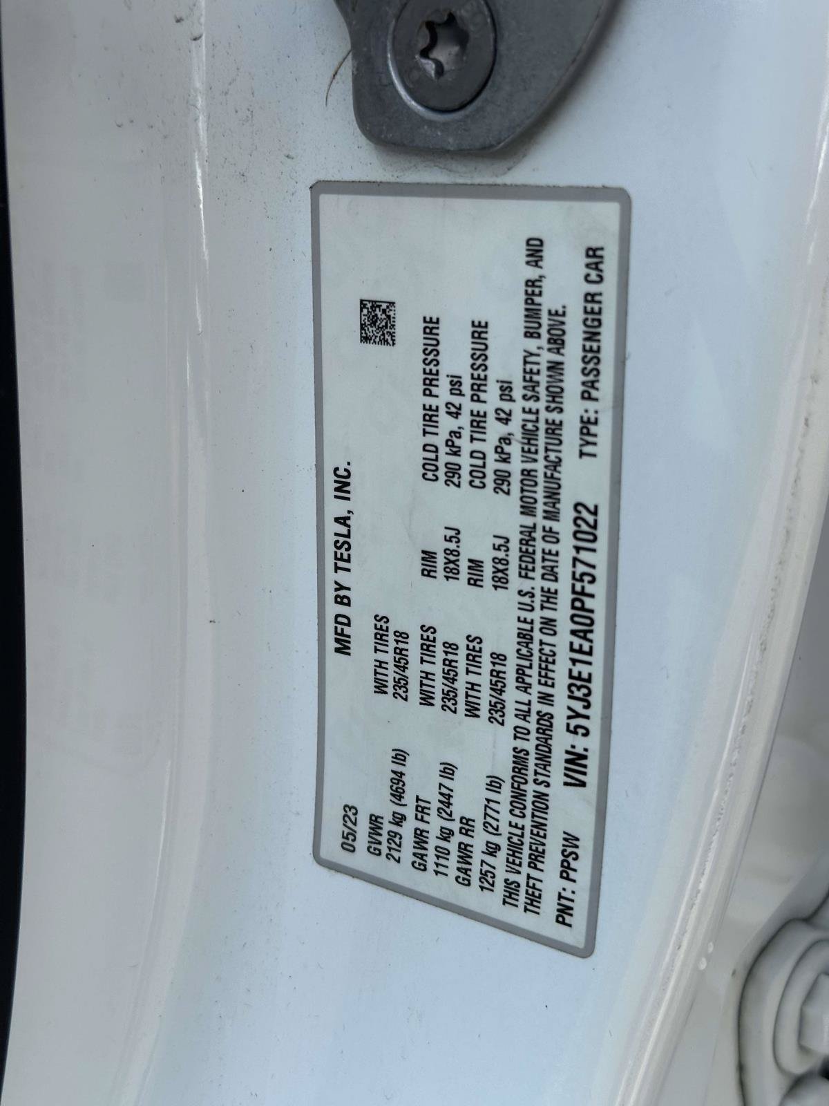 Used 2023 Tesla Model 3 Standard Range RWD image 13