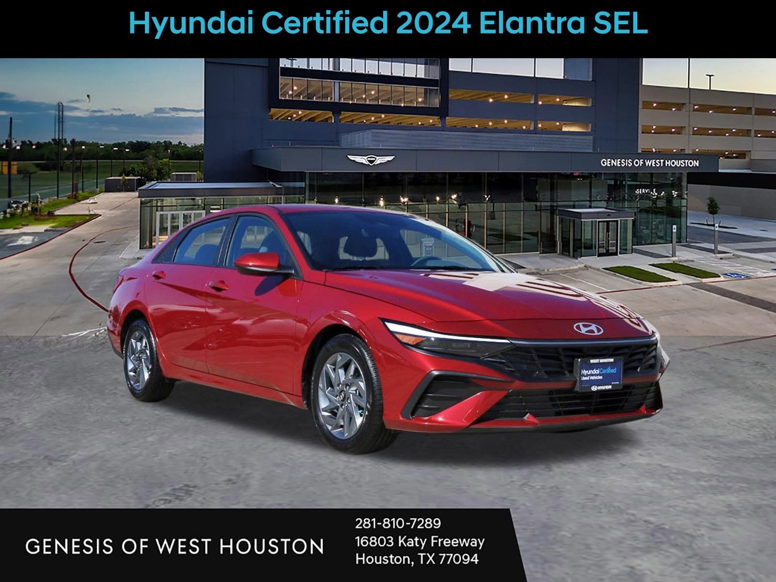 Certified 2024 Hyundai Elantra SEL image 1