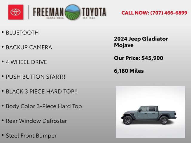 Used 2024 Jeep Gladiator Mojave w/ Steel Bumper Group AWD/4WD image 9