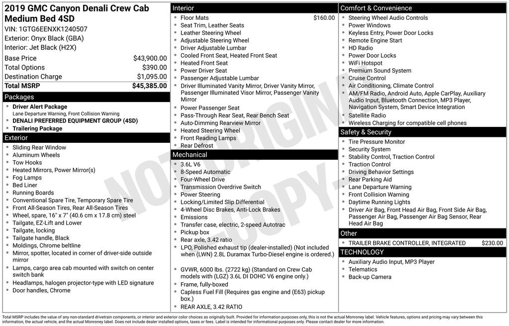Used 2019 GMC Canyon Denali image 3