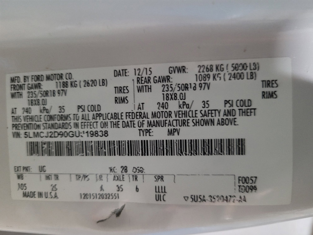 Used 2016 Lincoln MKC Select image 33