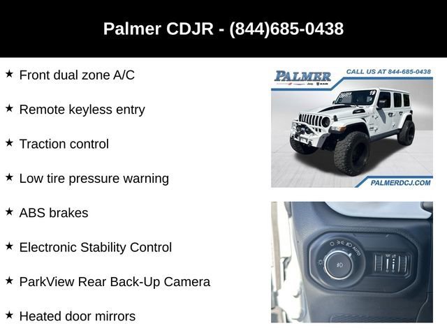 Used 2019 Jeep Wrangler Unlimited Sahara w/ Uconnect 4C Nav & Sound Group AWD/4WD image 6