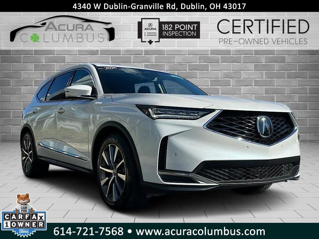 Certified 2025 Acura MDX w/ Technology Package