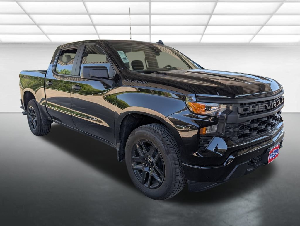 New 2026 Chevrolet Silverado 1500 Custom w/ LPO, Dark Essentials Package RWD image 1