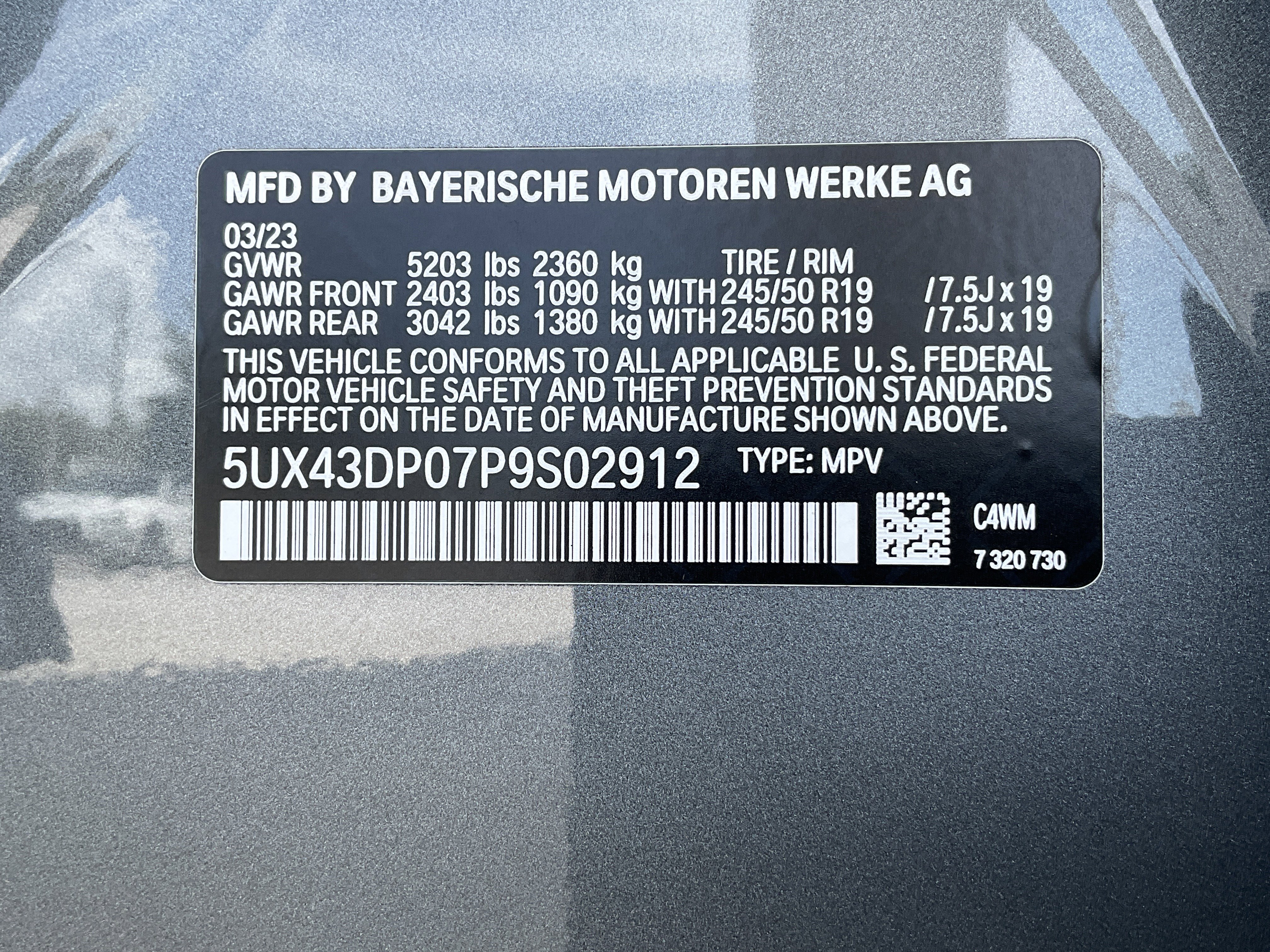 Certified 2023 BMW X3 sDrive30i w/ Premium Package RWD image 39