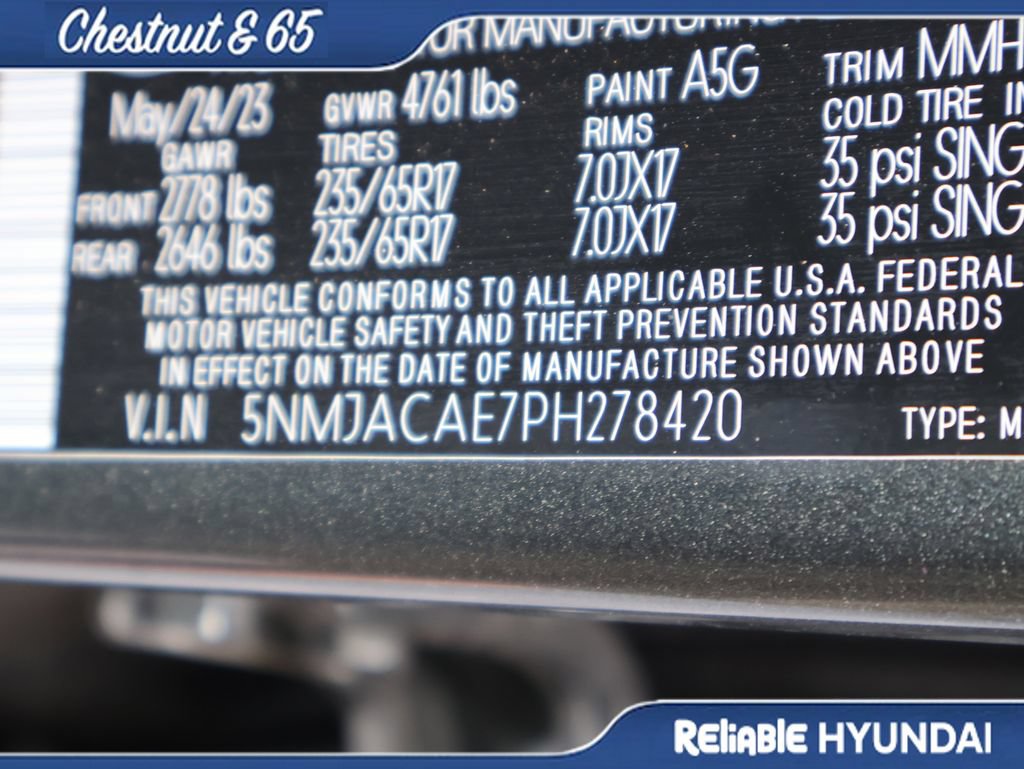 Used 2023 Hyundai Tucson SE AWD/4WD image 38