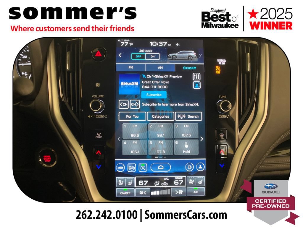 Certified 2025 Subaru Outback Touring XT AWD/4WD image 16