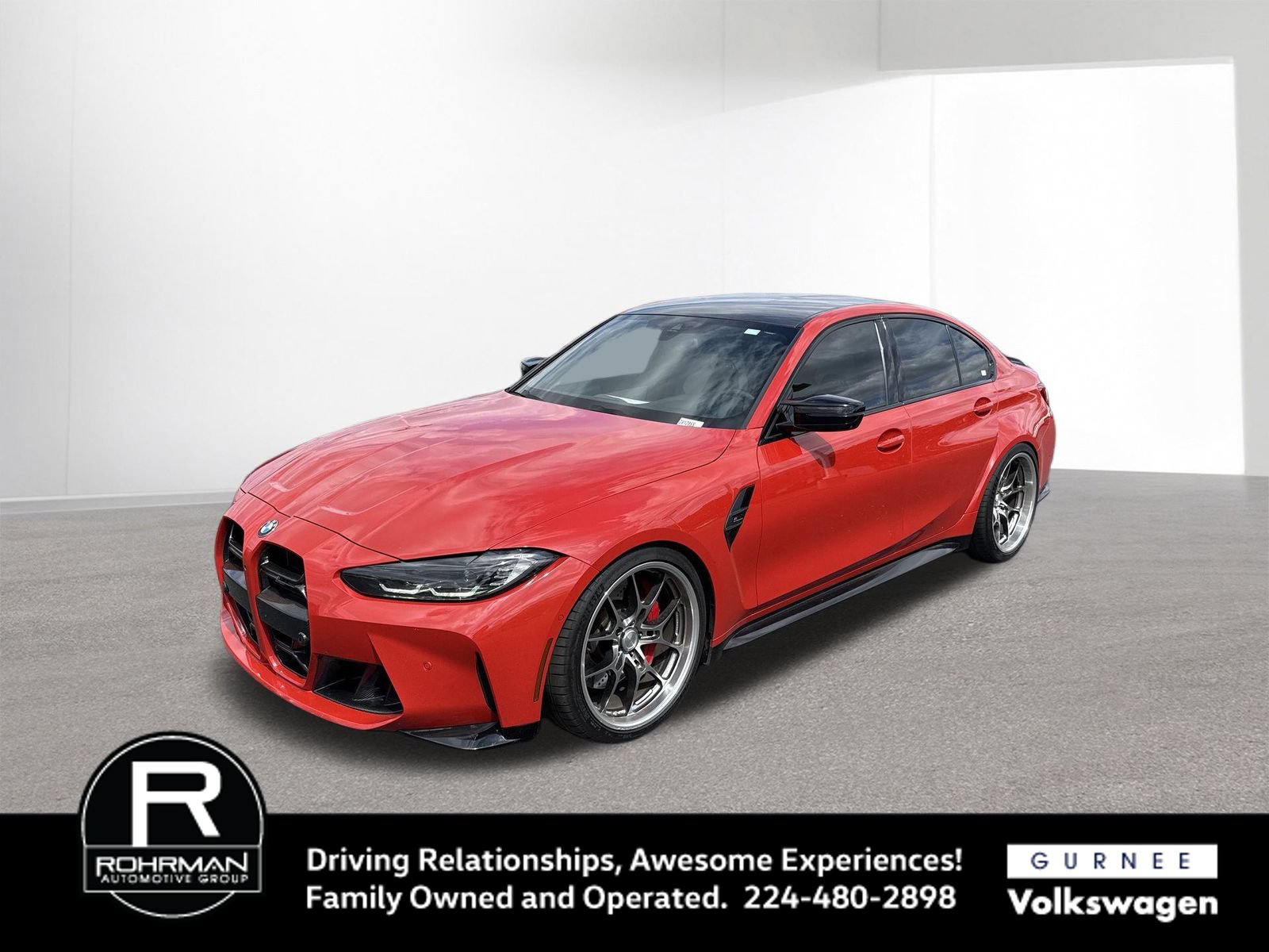 Used 2021 BMW M3 Competition w/ Parking Assistance Package RWD image 5