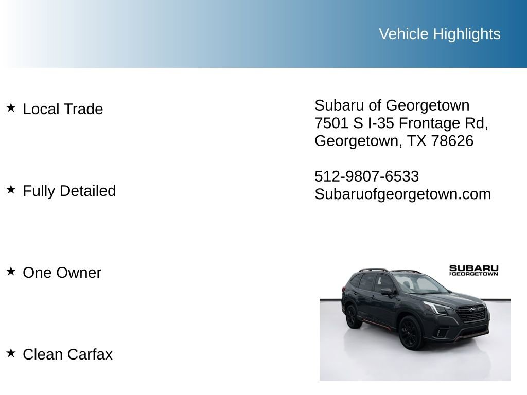 Used 2024 Subaru Forester Sport image 9