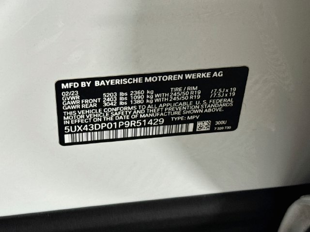 Used 2023 BMW X3 sDrive30i RWD image 41