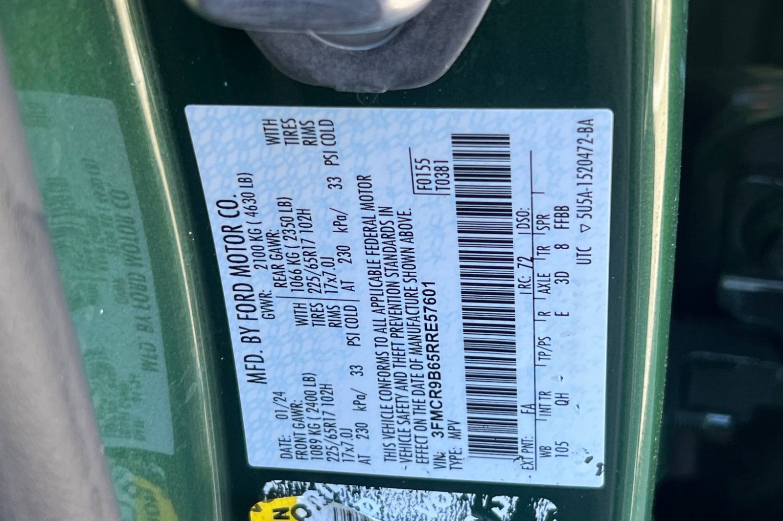 Used 2024 Ford Bronco Sport Big Bend w/ Convenience Package image 27