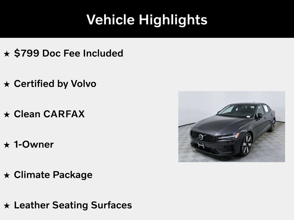 Certified 2025 Volvo S60 T8 Ultra AWD/4WD image 5