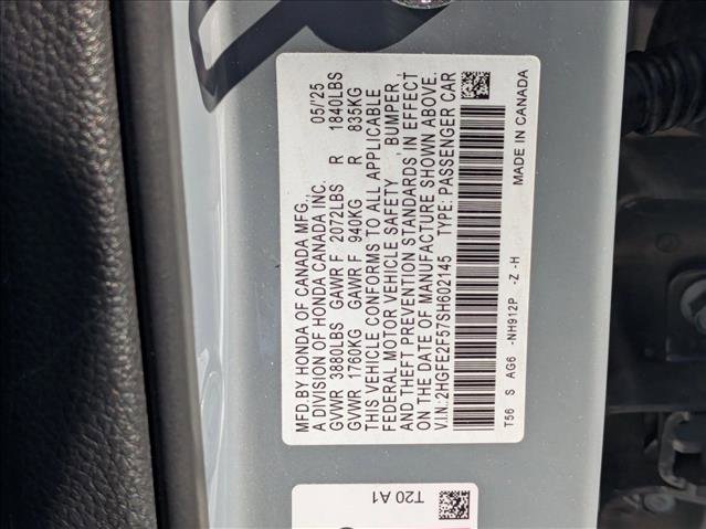 Used 2025 Honda Civic Sport image 24
