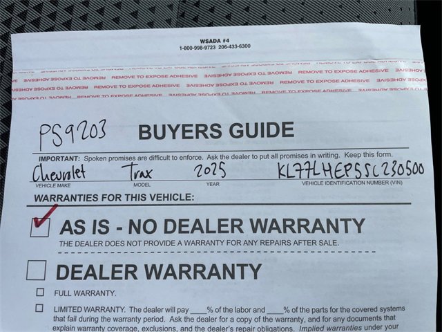 Used 2025 Chevrolet Trax LT w/ LT Convenience Package image 46
