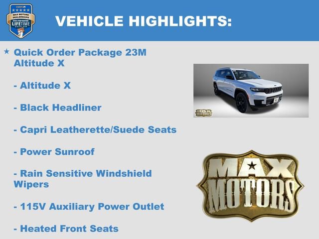 New 2025 Jeep Grand Cherokee L Altitude image 5