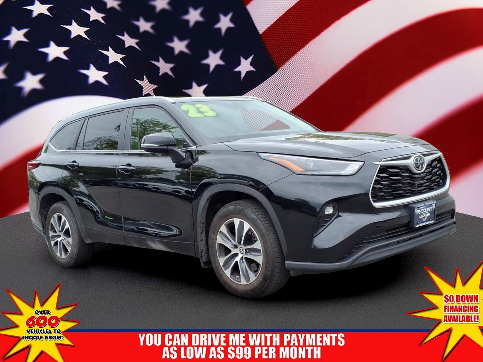 Used 2023 Toyota Highlander XLE AWD/4WD image 1