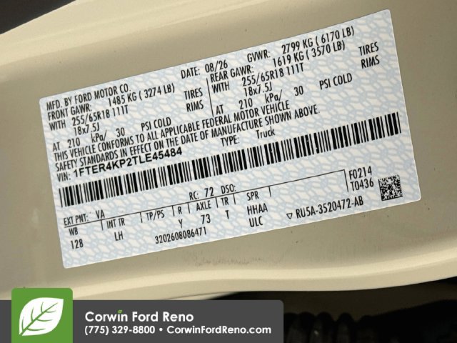 New 2026 Ford Ranger Lariat w/ FX4 Off-Road Package AWD/4WD image 33