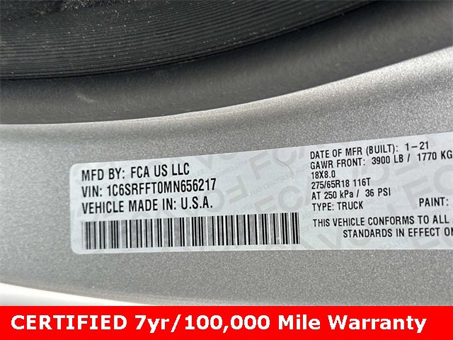 Certified 2021 RAM 1500 Big Horn w/ Trailer Tow Group image 30