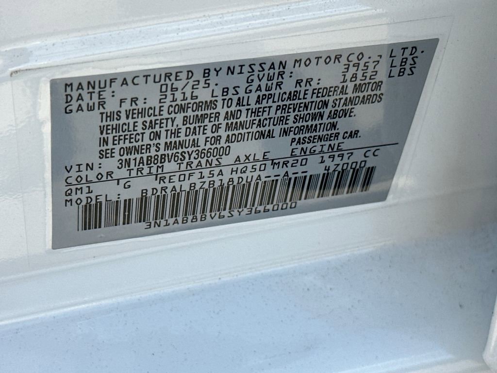 Used 2025 Nissan Sentra S FWD image 34