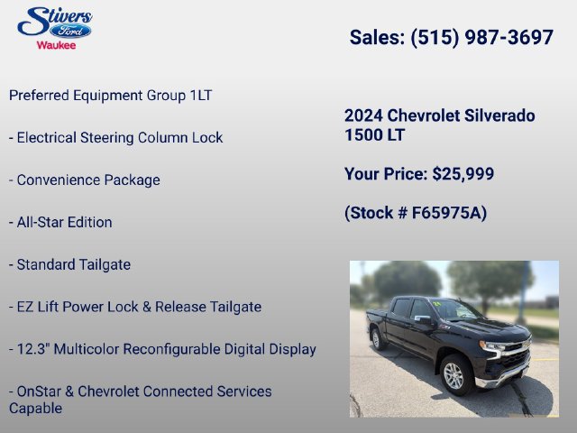 Used 2024 Chevrolet Silverado 1500 LT w/ Z71 Off-Road Package AWD/4WD image 22