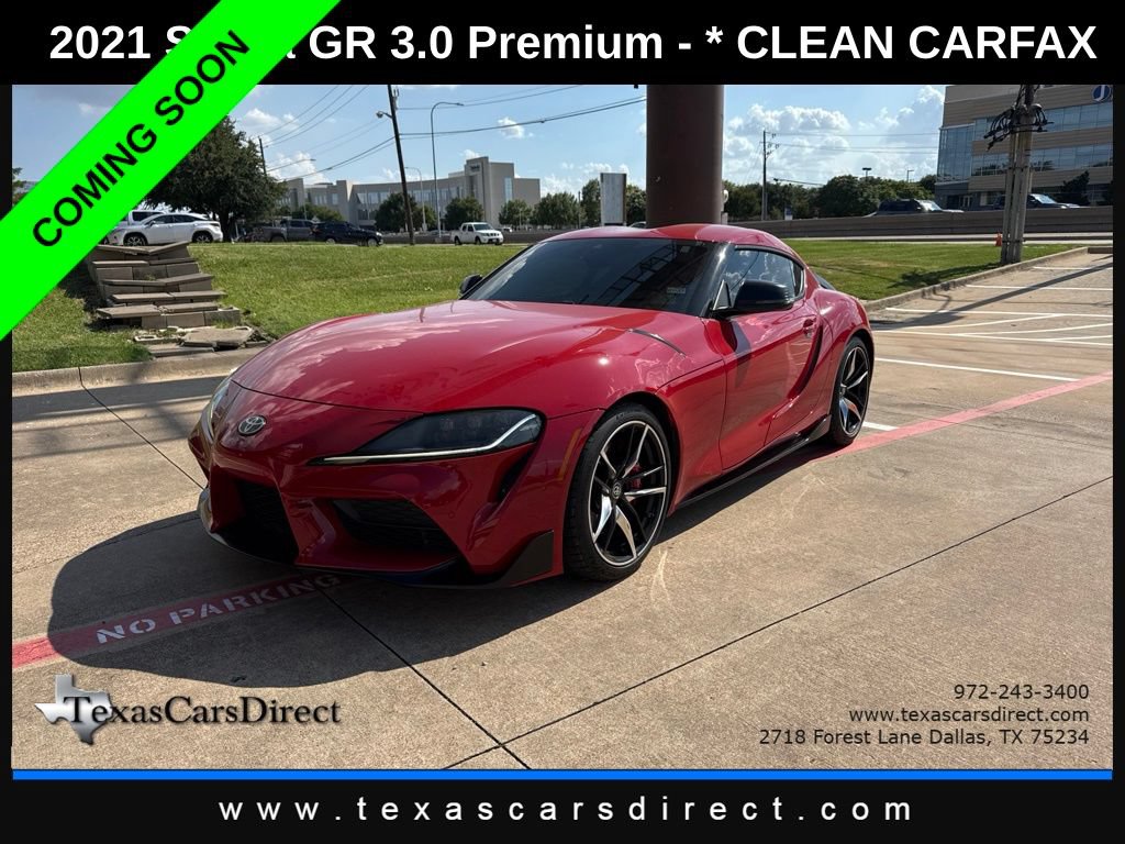 Used 2021 Toyota Supra Premium w/ Driver Assist Package RWD image 1
