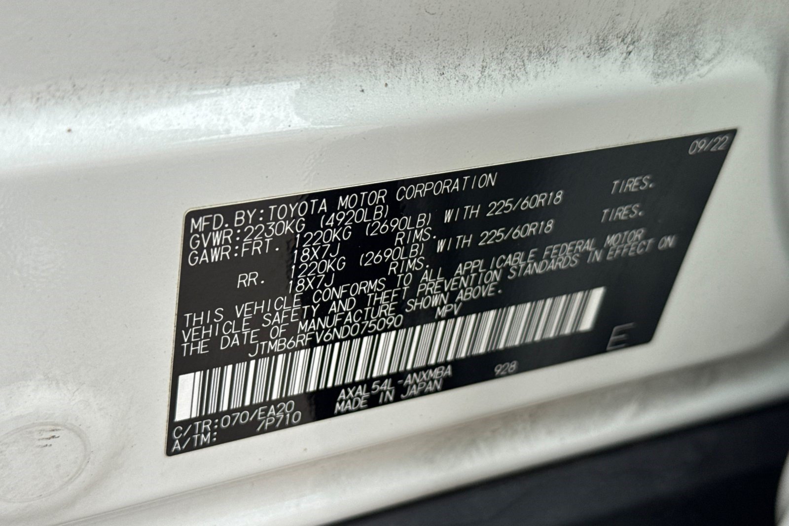 Used 2022 Toyota RAV4 XLE Premium AWD/4WD image 27