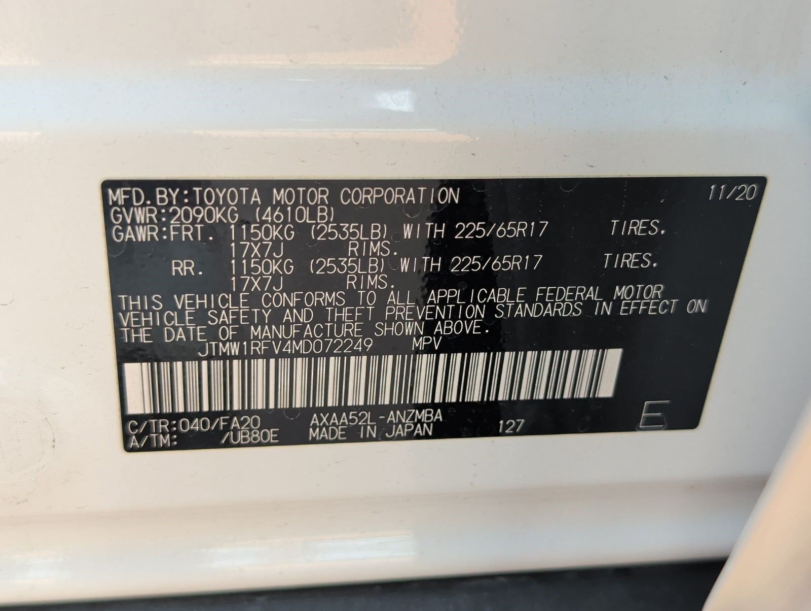 Used 2021 Toyota RAV4 XLE w/ Convenience Package FWD image 31