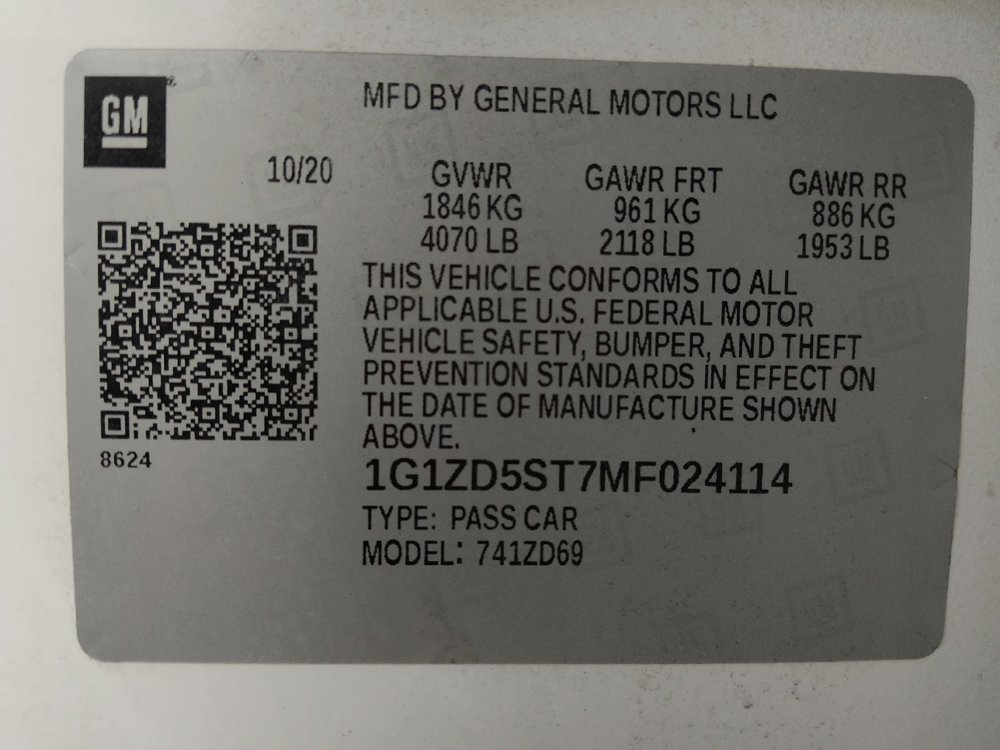 Used 2021 Chevrolet Malibu LT FWD image 33