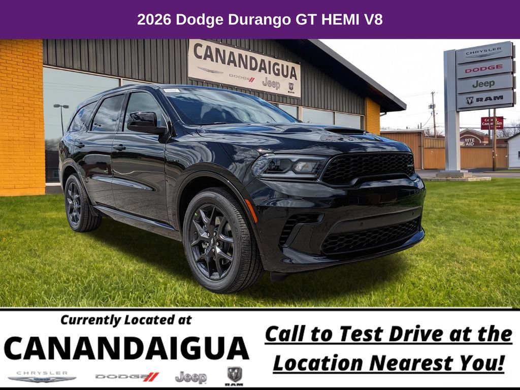 New 2026 Dodge Durango GT w/ Blacktop Package