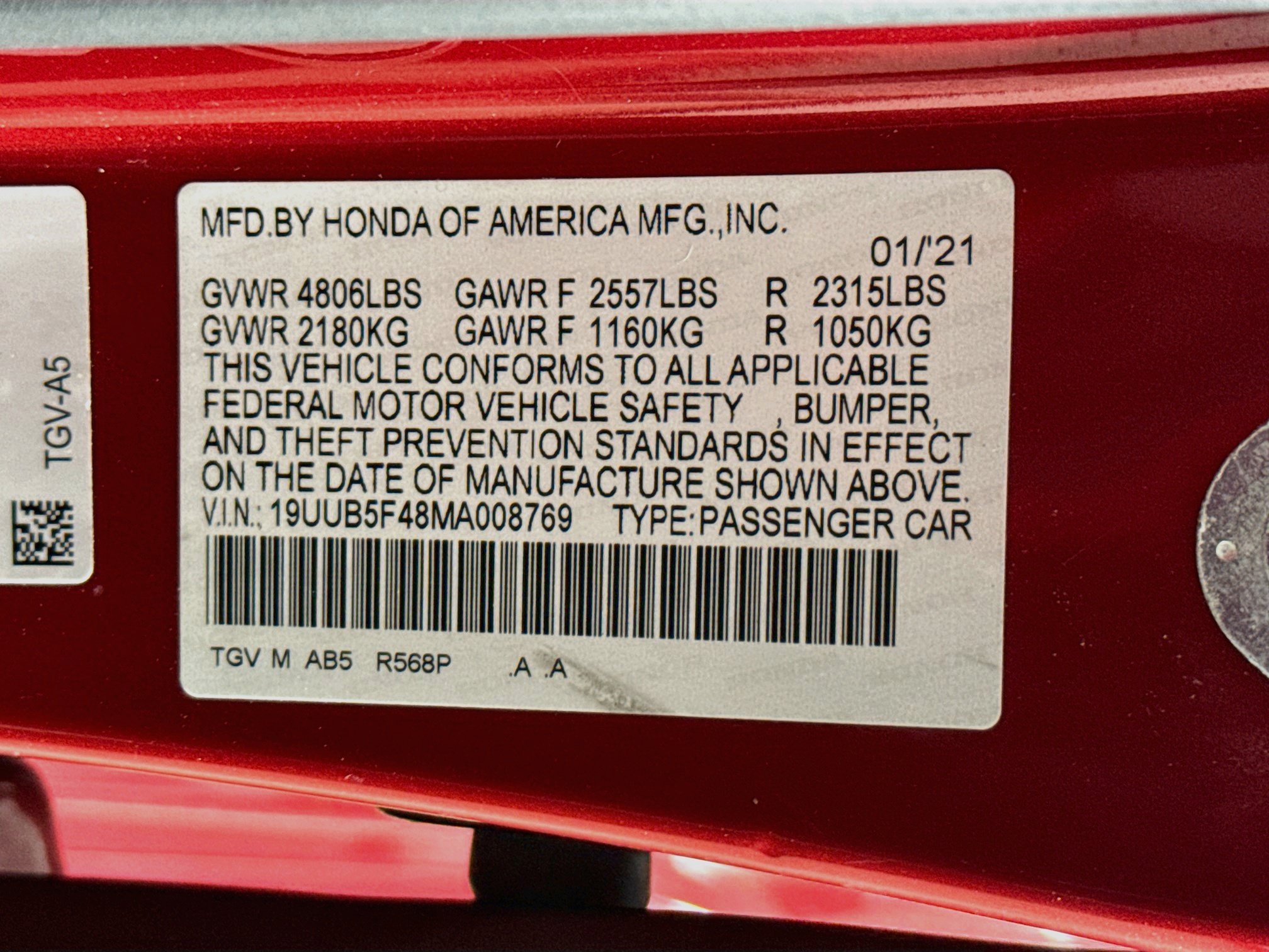 Used 2021 Acura TLX w/ Technology Package FWD image 39