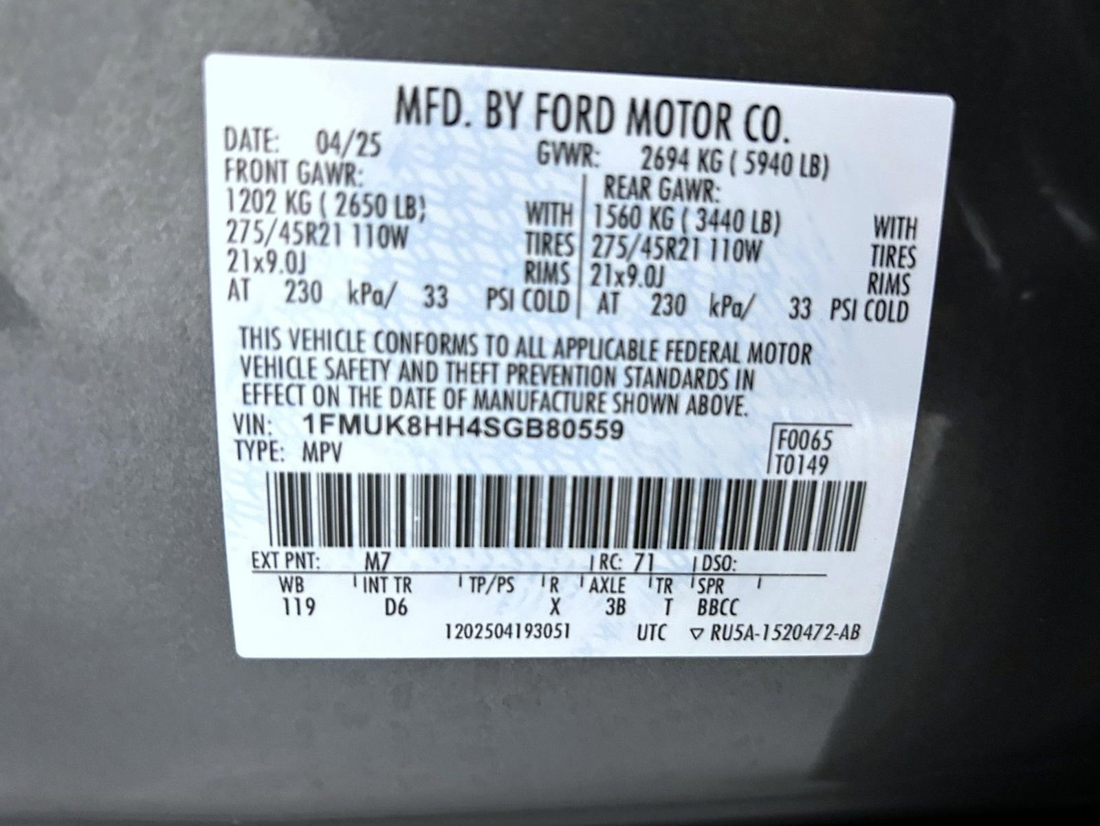 Used 2025 Ford Explorer Platinum w/ LUX Leather Package image 26