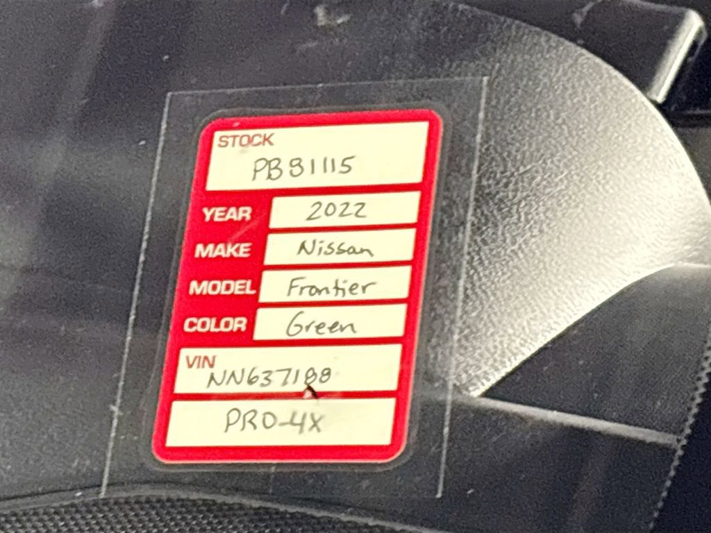 Used 2022 Nissan Frontier PRO-4X w/ Off-Road Protection Package image 25