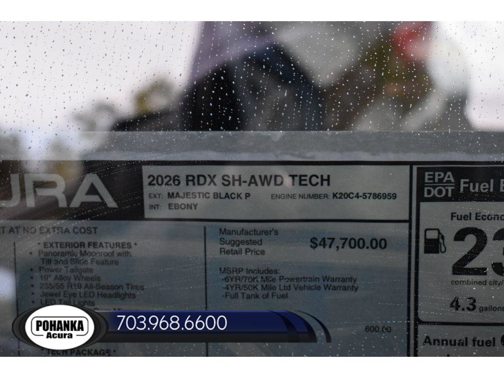 New 2026 Acura RDX w/ Technology Package AWD/4WD image 40